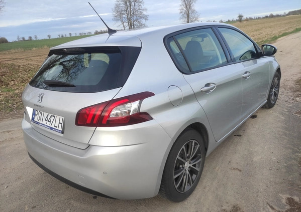 Peugeot 308 cena 29900 przebieg: 139000, rok produkcji 2013 z Kłecko małe 352